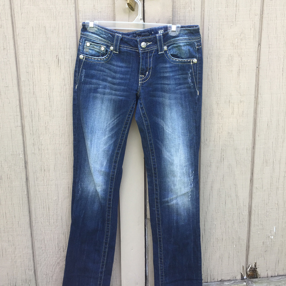 Miss Me Denim - Miss Me Angel Wings Straight Jeans